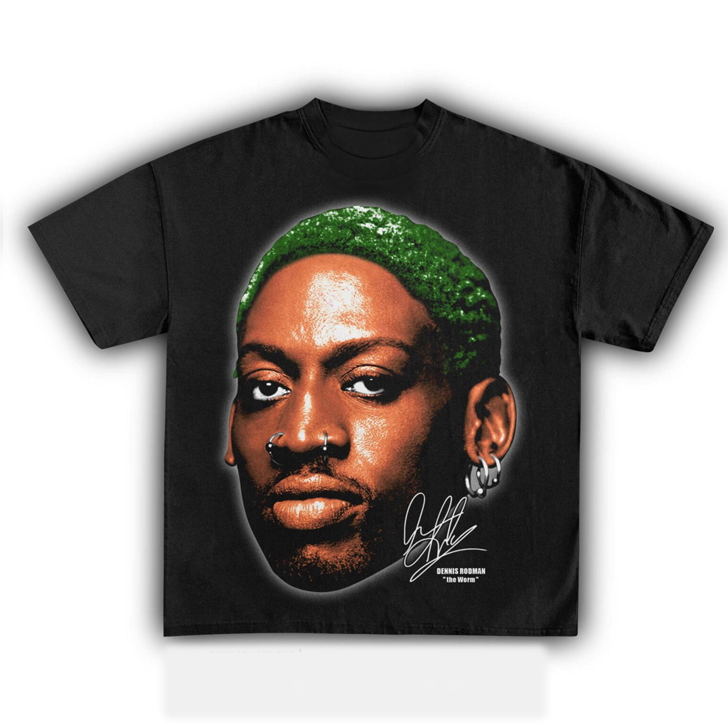 Big Face Dennis Rodman T-Shirt Best Gift For A Basketball Fan