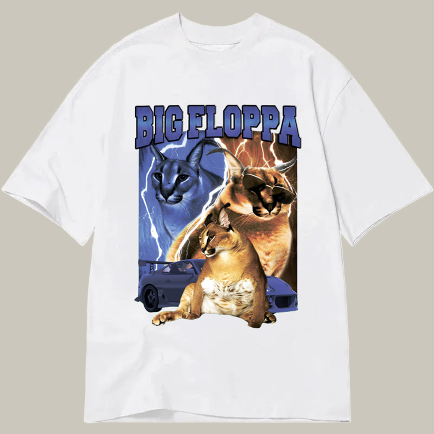 Big Floppa Vintage Rap Classic Shirt Funny Graphic T-Shirt Best Gifts For Teenage Guys