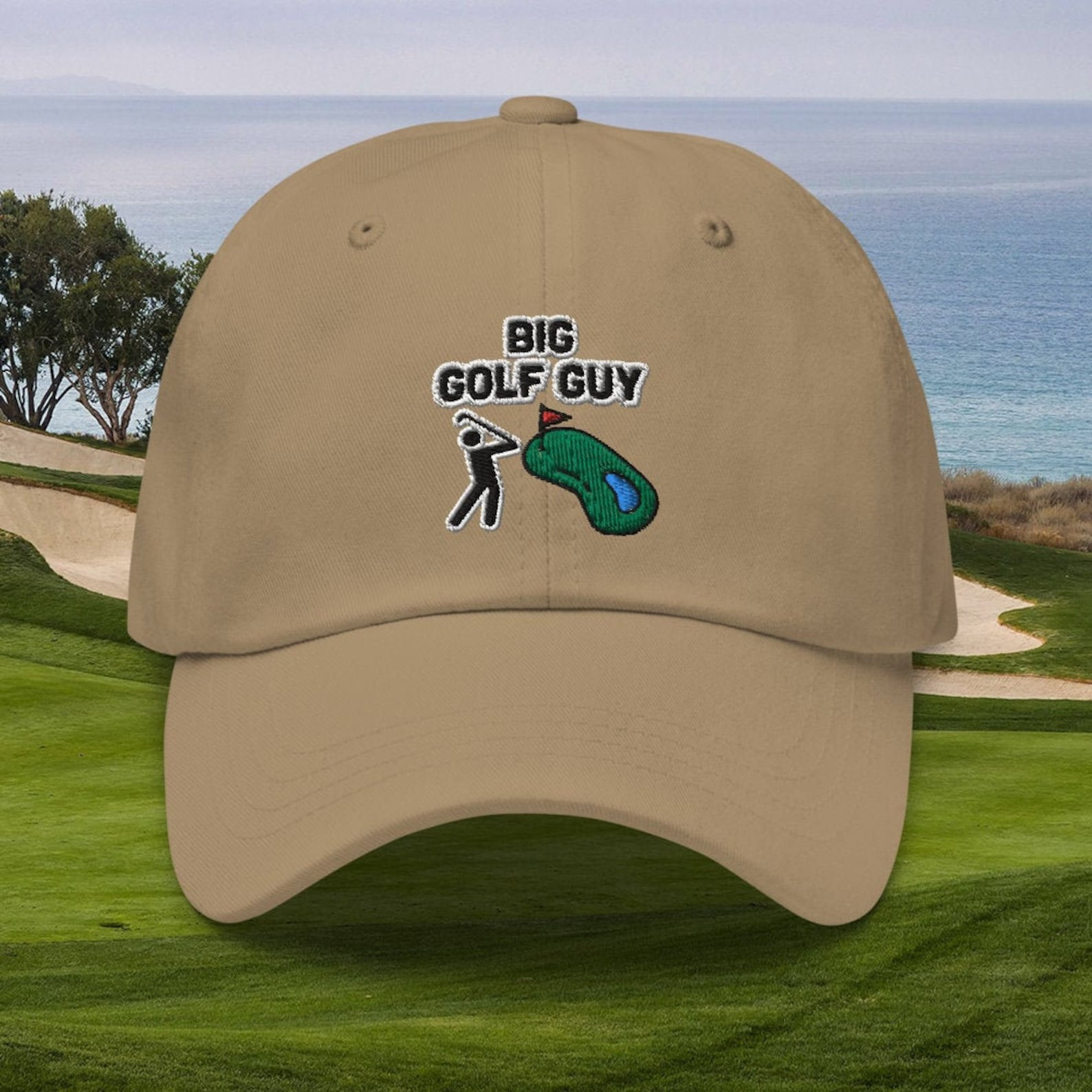 Big Golf Guy Embroidered Baseball Hat Masters 2026 Cap Gifts For Sister