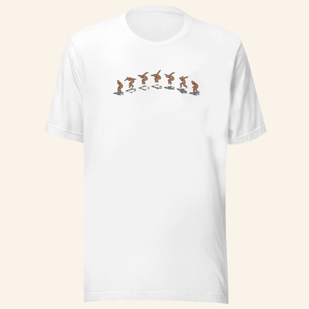 Big Lez Show Merch Kickflip White T-Shirt Unique Gifts For Friends