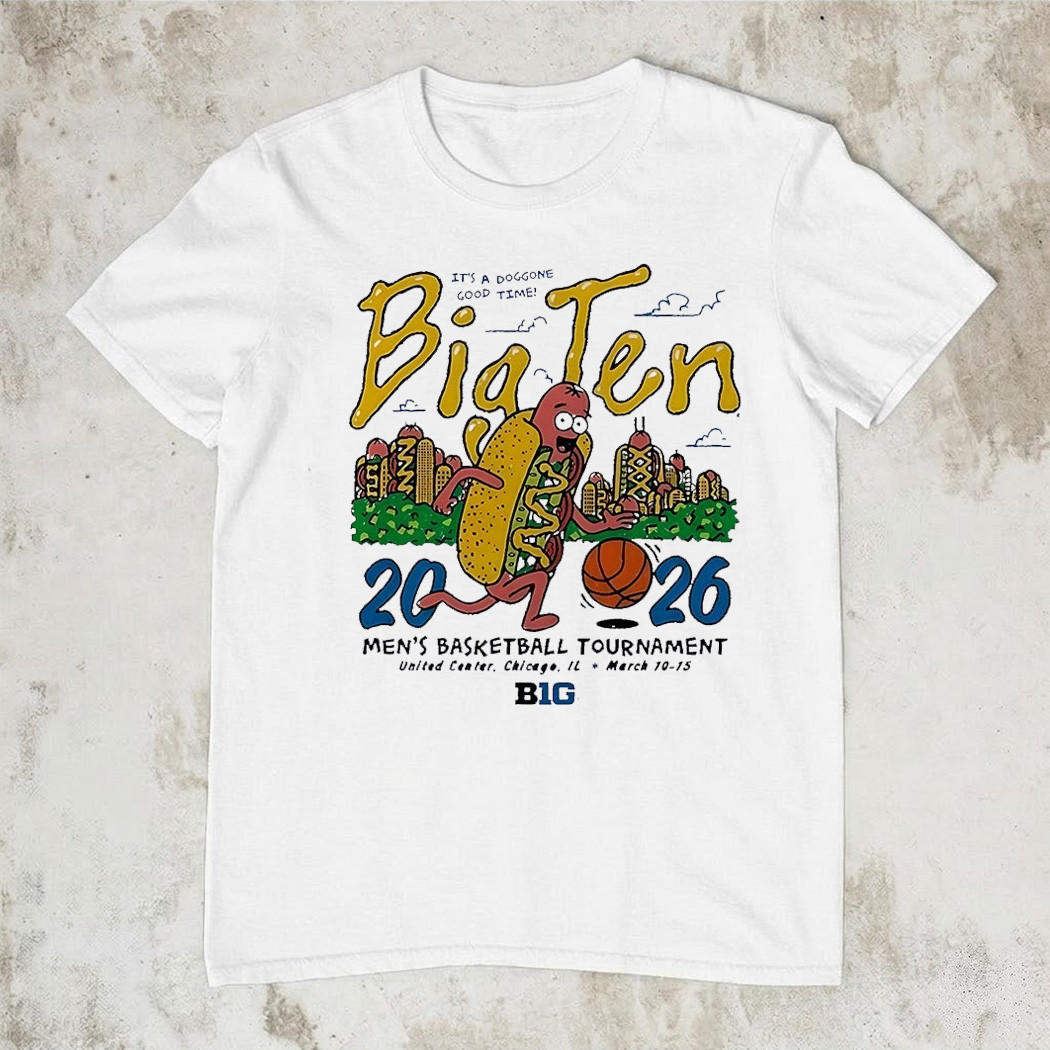 Big Ten 2026 Basketball Tournament Its A Doggone Good Time T-Shirt Fan Gear Best Gift For College Fans