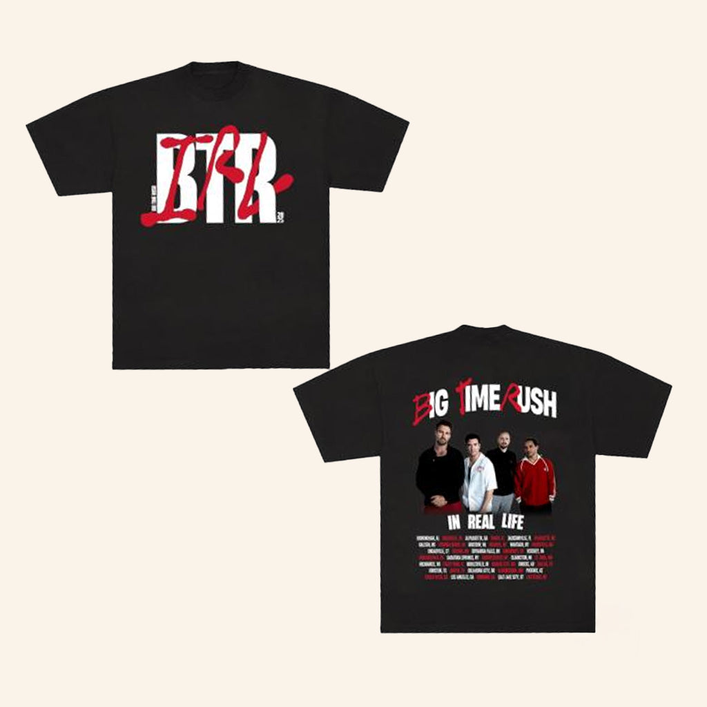 Big Time Rush Merch Btr In Real Life Worldwide 2025 Tour Shirt Friends Gifts Big Time Rush Merch Btr In Real Life Worldwide 2025 Tour Shirt Friends Gifts