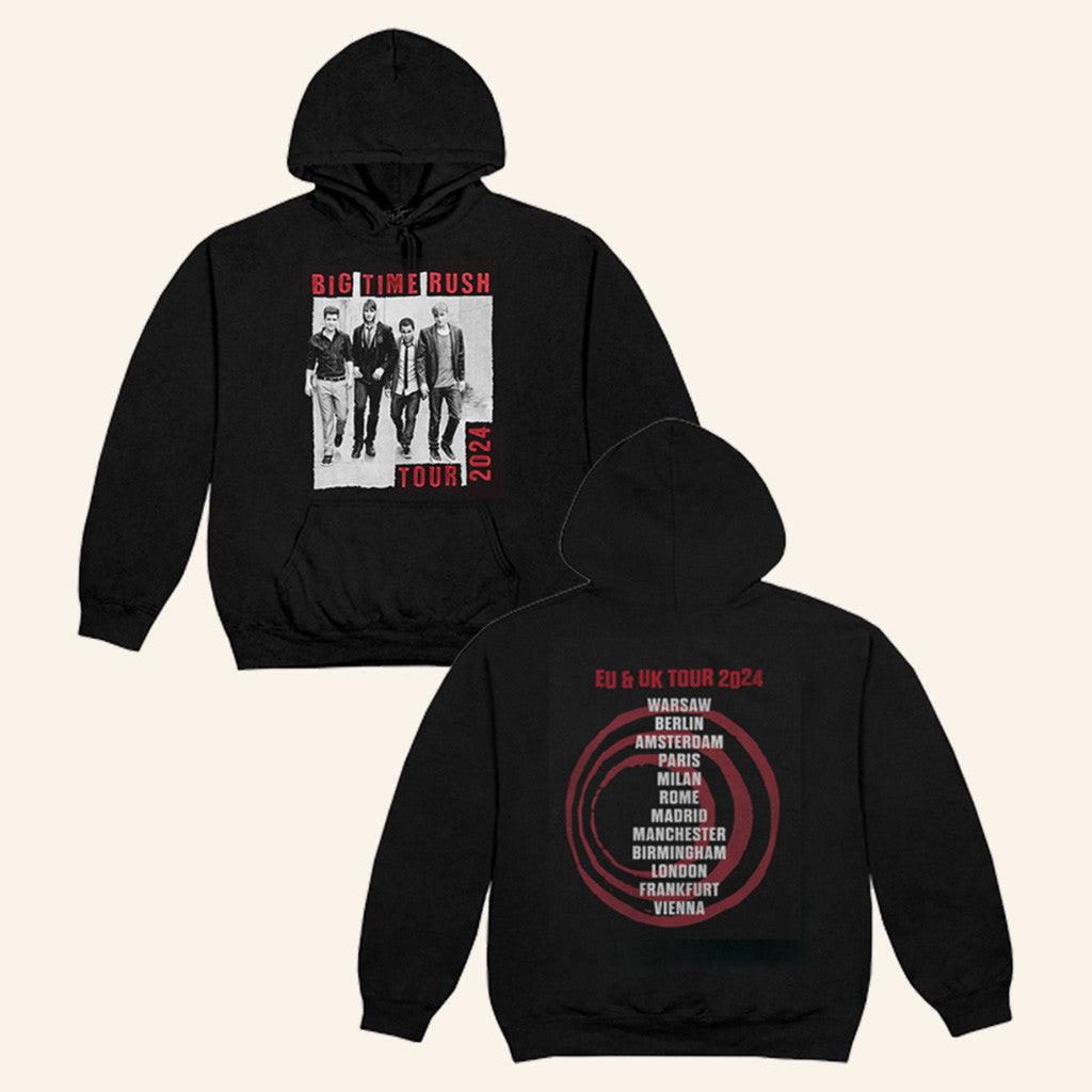 Big Time Rush Merch Tour EU And UK Tour 2024 Hoodie Gift Ideas For Husband