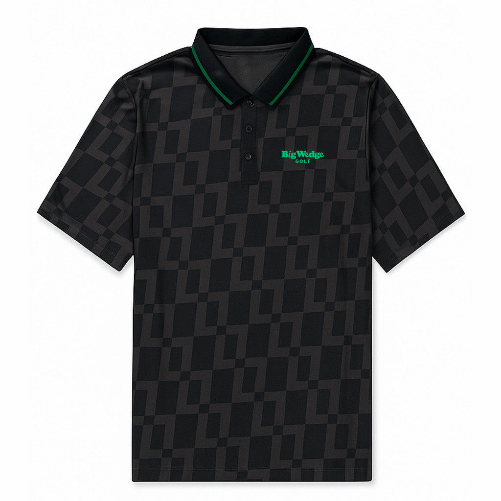 Big Wedge Golf Merch Black Polo Shirt Gifts For Golfers Big Wedge Golf Merch Black Polo Shirt Gifts For Golfers
