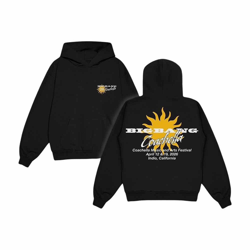 Bigbang Coachella 2026 Hoodie BigBang Reunion 2026 Apparel Kpop Music Lover Gift For VIP Fans