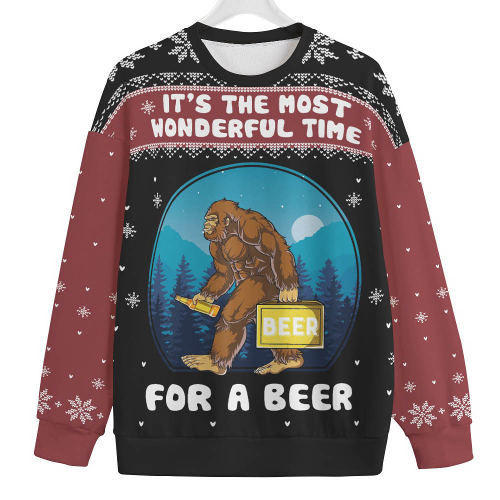Bigfoot Plus Size Womens Ugly Christmas Sweater Holiday Merch That Makes a Perfect Christmas Gift