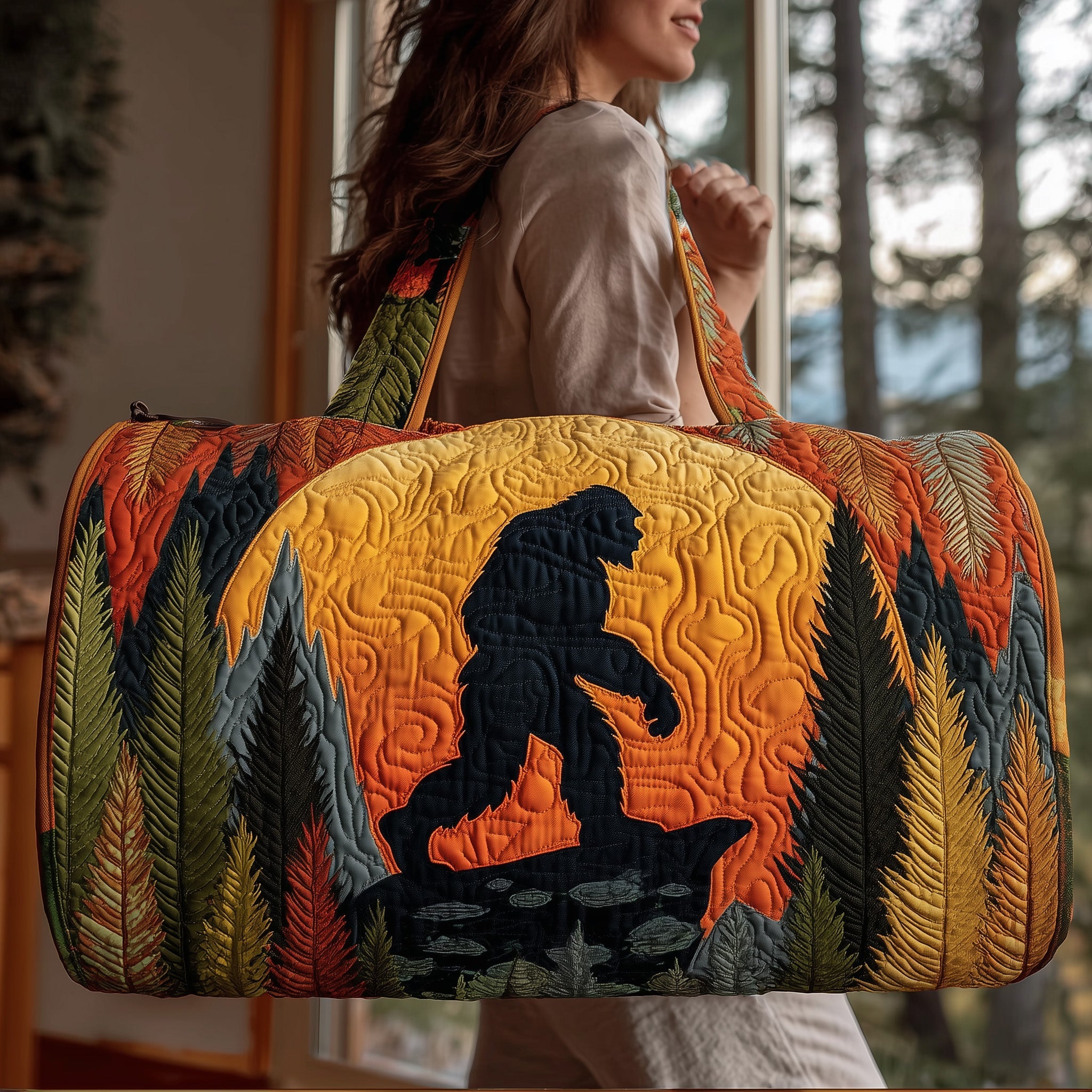Bigfoot Quilted Duffle Bag Back To School Essential