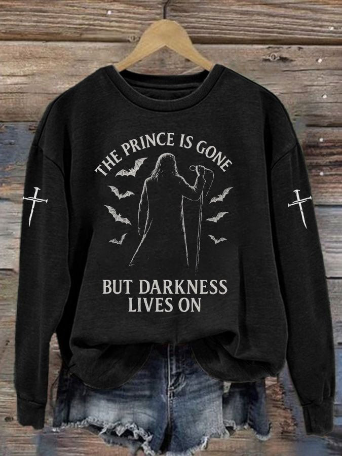 Bigfoot The Prince Is Gone But Darkness Lives On Sweatshirt Gifts For Wife