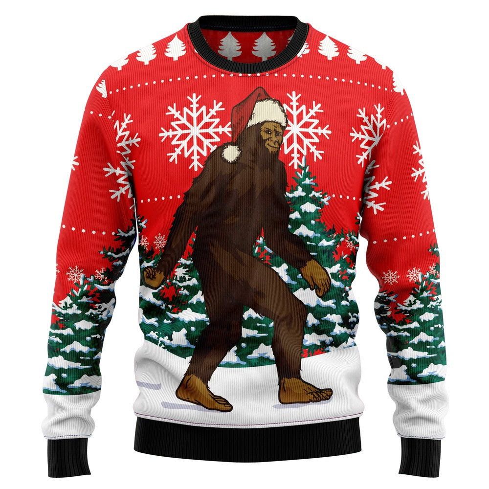 Bigfoot Ugly Christmas Sweater Christmas Gift