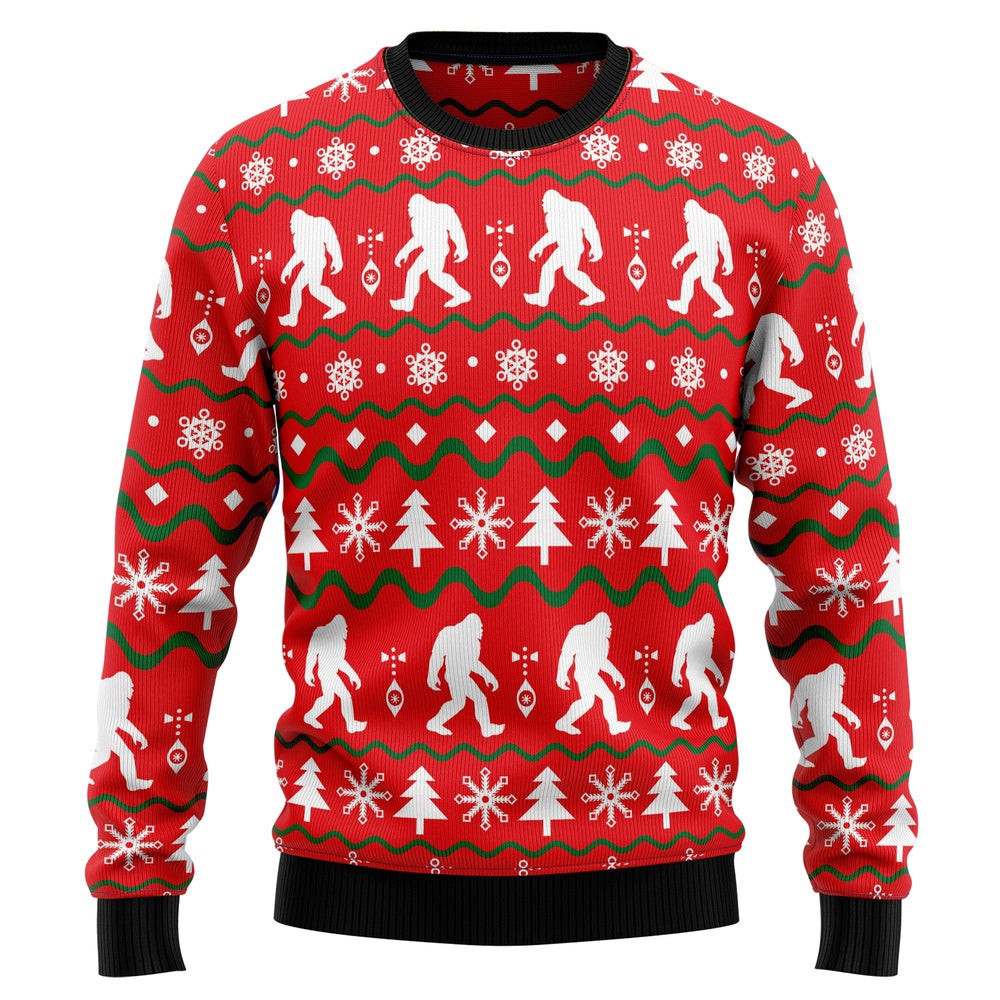 Bigfoot Ugly Christmas Sweater Christmas Gift