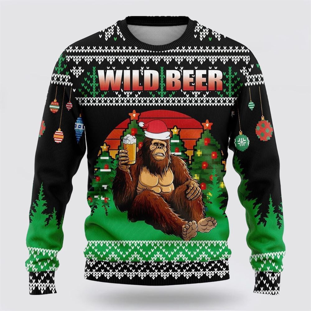 Bigfoot Wild Beer Ugly Christmas Sweater Ugly Christmas Sweatshirt Christmas Gift