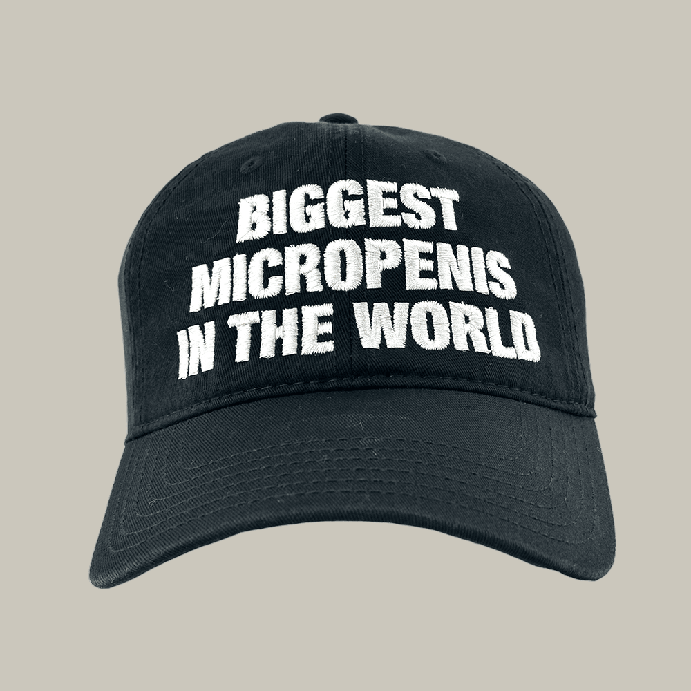 Biggest Micropenis In The World Hat Trendy Baseball Cap Cool Gifts For Boyfriend