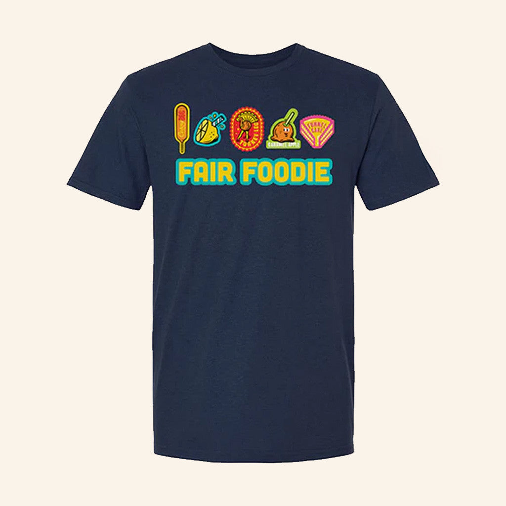 Bigtexstore Merch State Fair Of Texas Fair Foodie Icons T-Shirt Gifts For Him