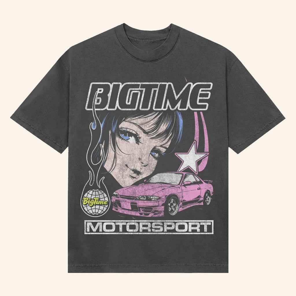 Bigtime Merch Bigtime Motorsport Anime T-Shirt Gifts For Besties Bigtime Merch Bigtime Motorsport Anime T-Shirt Gifts For Besties