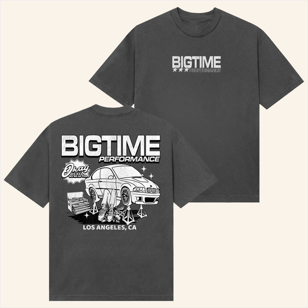 Bigtime Merch Bigtime Performance T-Shirt Christmas Gifts For Men Birthday Gifts For Friends