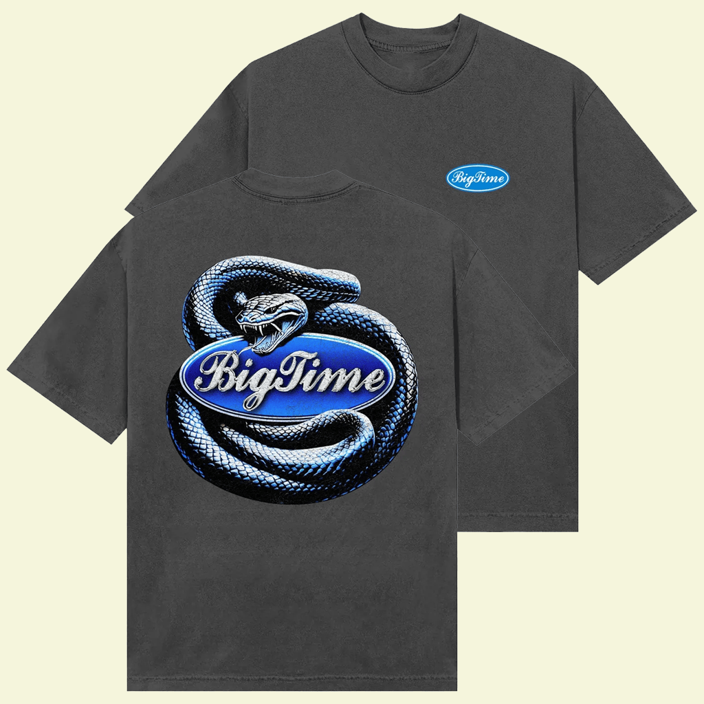 BigTime Merch Chrome Snake T-Shirt Birthday Gift For Brother