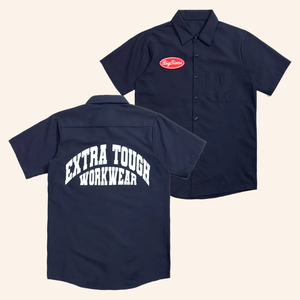 Bigtime Merch Extra Tough Work Hawaiian Shirt Present For Husband