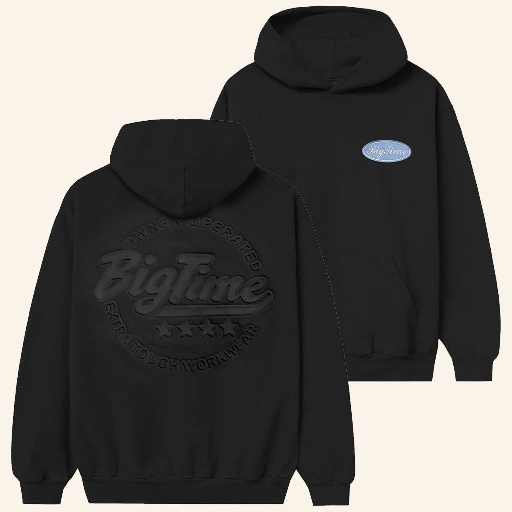 Bigtime Merch Owner Operated Debossed Hoodie Best Gifts For Him Bigtime Merch Owner Operated Debossed Hoodie Best Gifts For Him