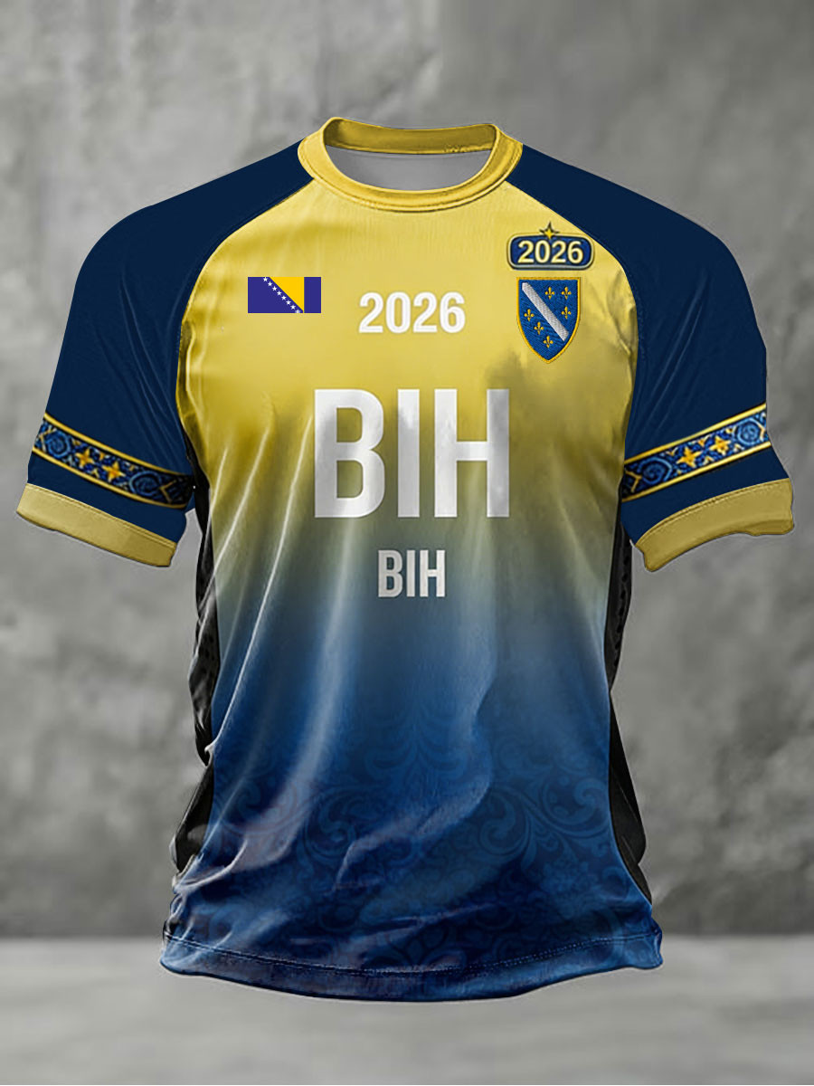 BIH 2026 T-Shirt Welcome To Fifa World Cup 2026 Clothing Bosnia Fans Gift Ideas