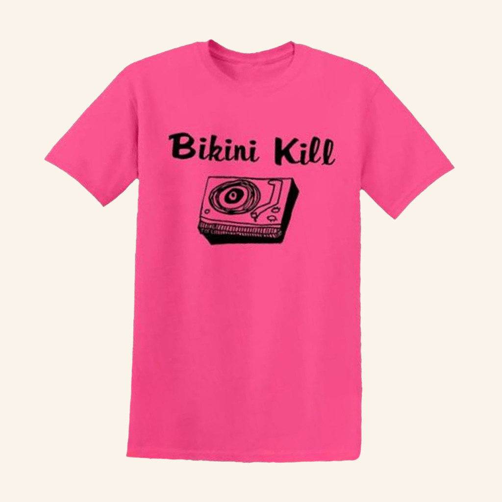 Bikini Kill Merch Record Player T-Shirt Unique Gifts For Rock Music Lovers Bikini Kill Merch Record Player T-Shirt Unique Gifts For Rock Music Lovers