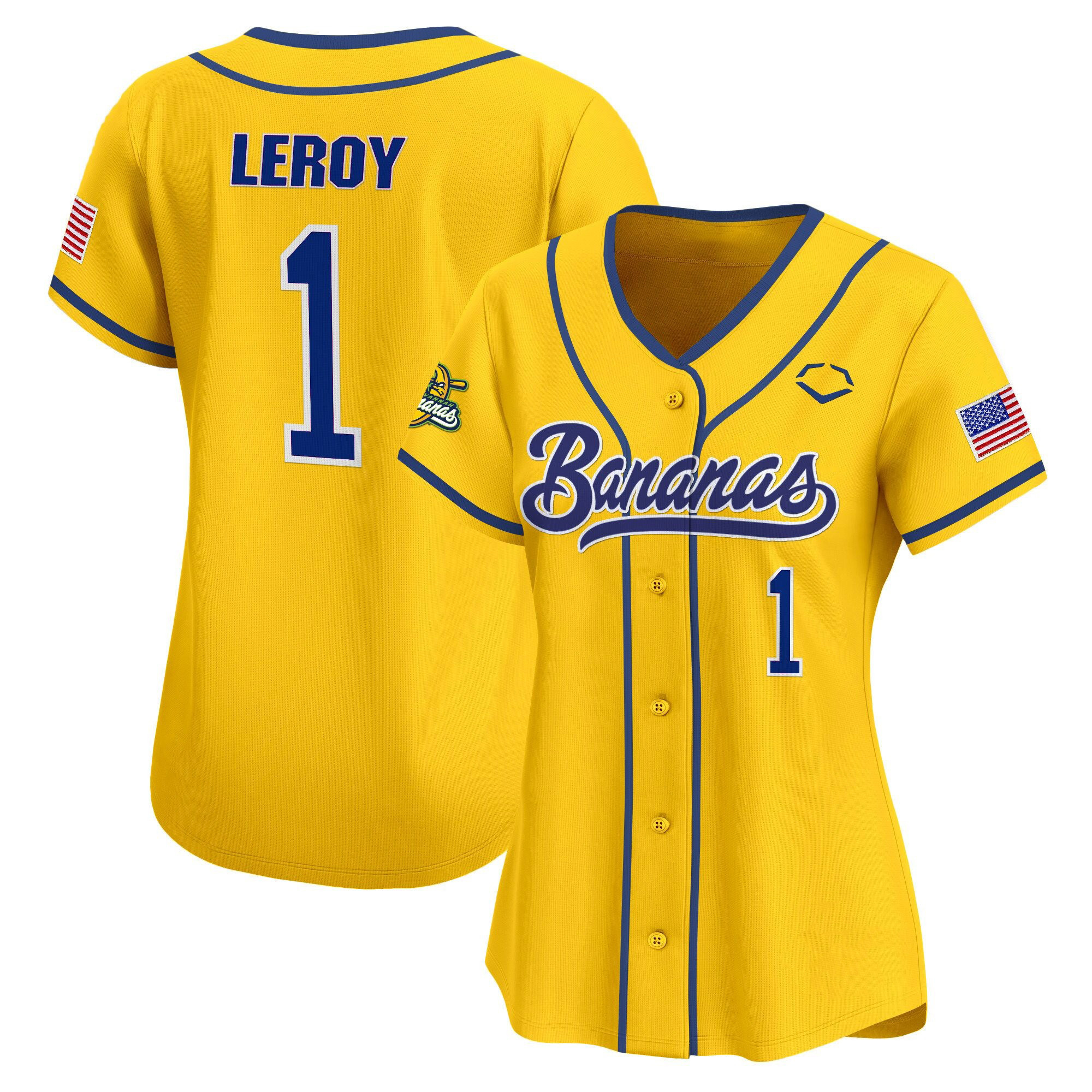 Bill Leroy Savannah Bananas Jersey Gift Ideas For Baseball Fans