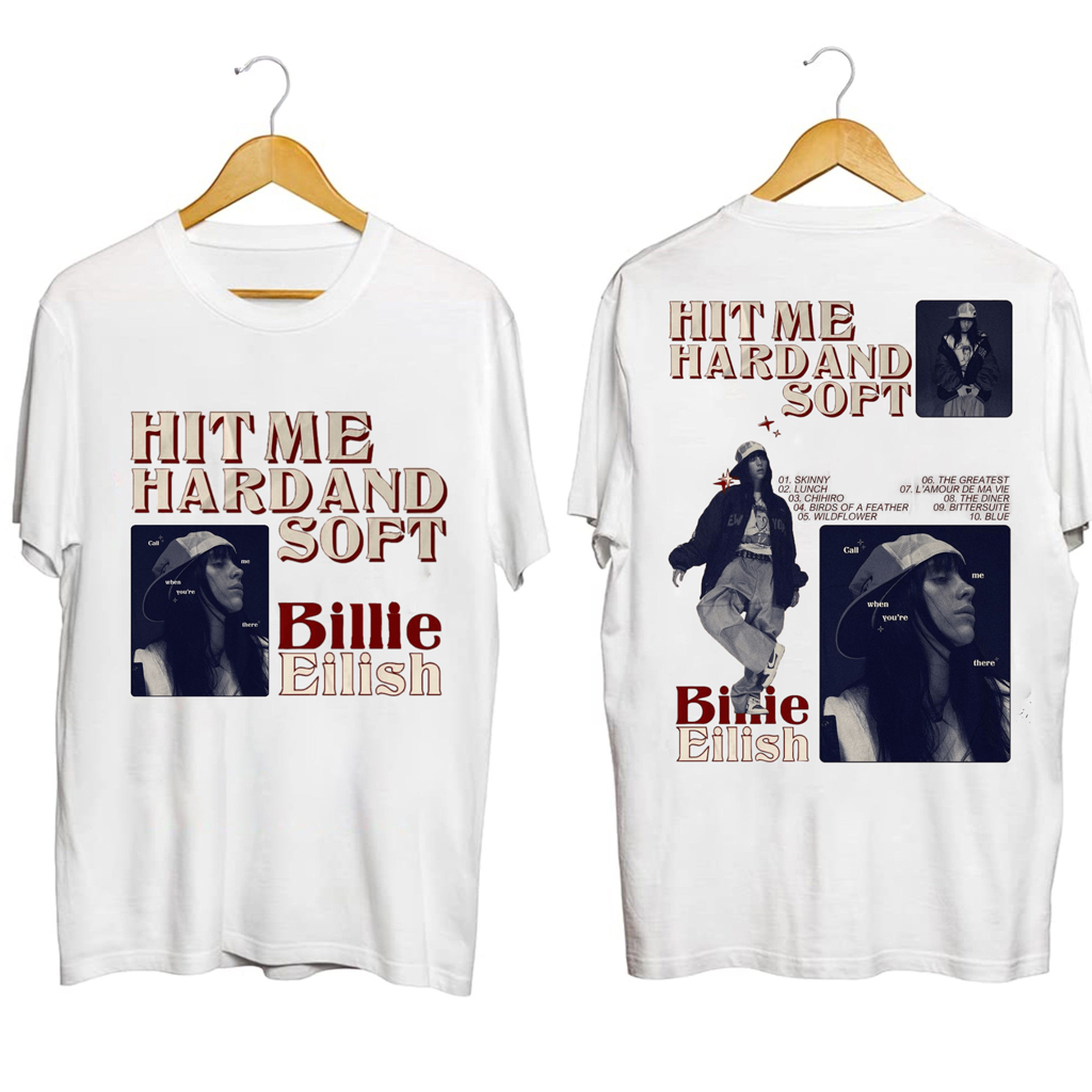 Billie Eilish Hit Me Hard And Soft Shirt Billie Eilish Merch Gifts For Friends Billie Eilish Hit Me Hard And Soft Shirt Billie Eilish Merch Gifts For Friends