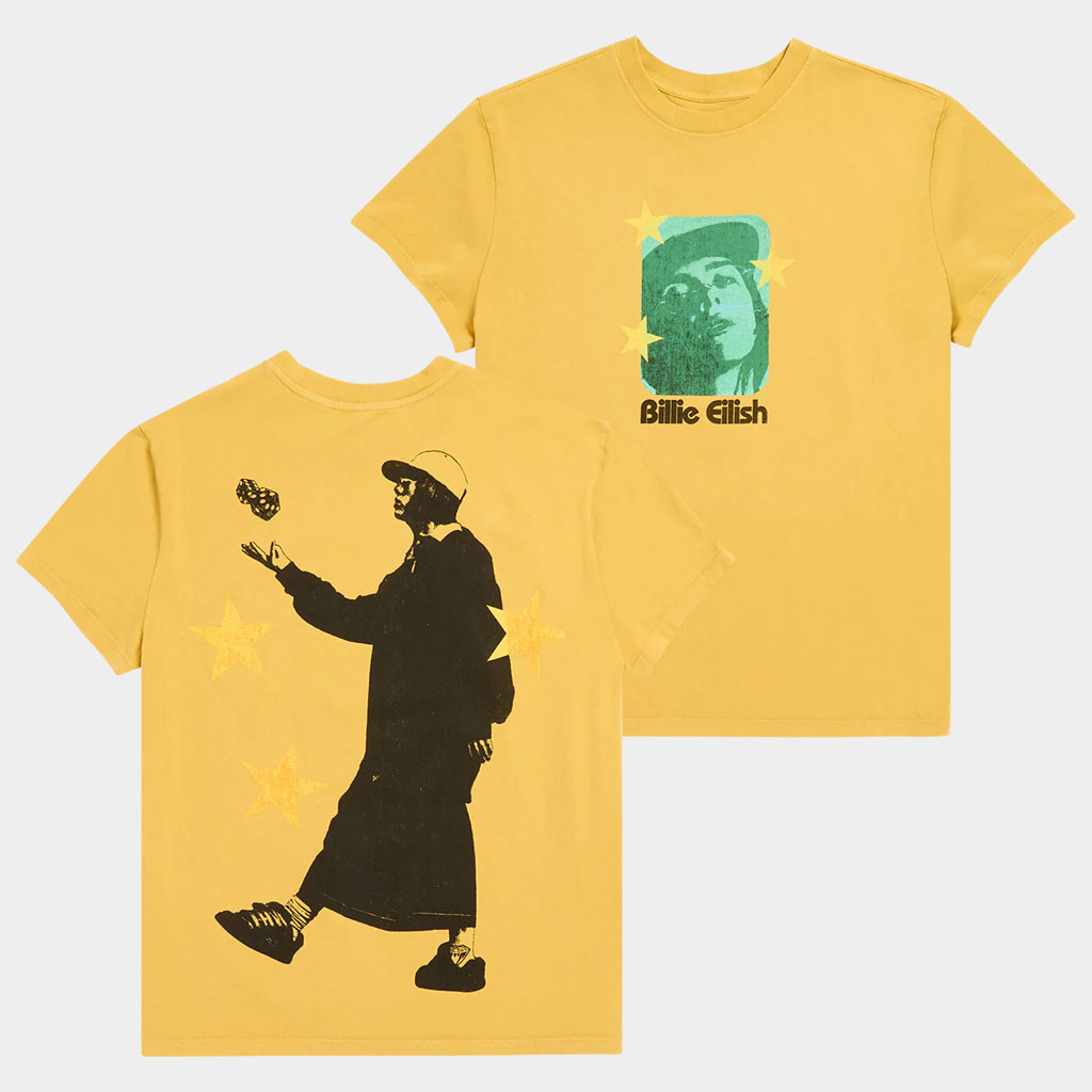 Billie Eilish Merch Billie Dice Toss T-Shirt Music Lover Gift Ideas For Him