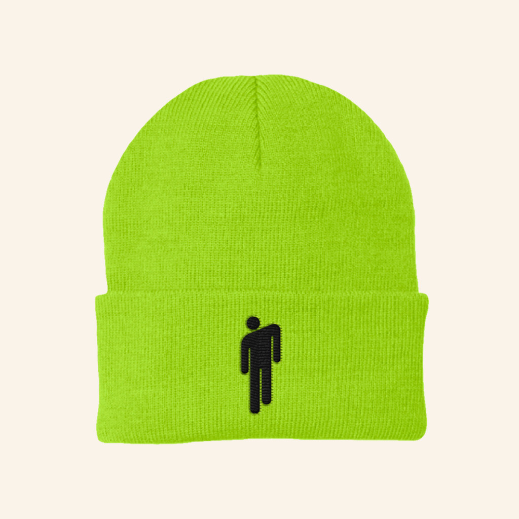 Billie Eilish Merch Billie Eilish Blohsh Green Beanie Christmas Presents For Boyfriend