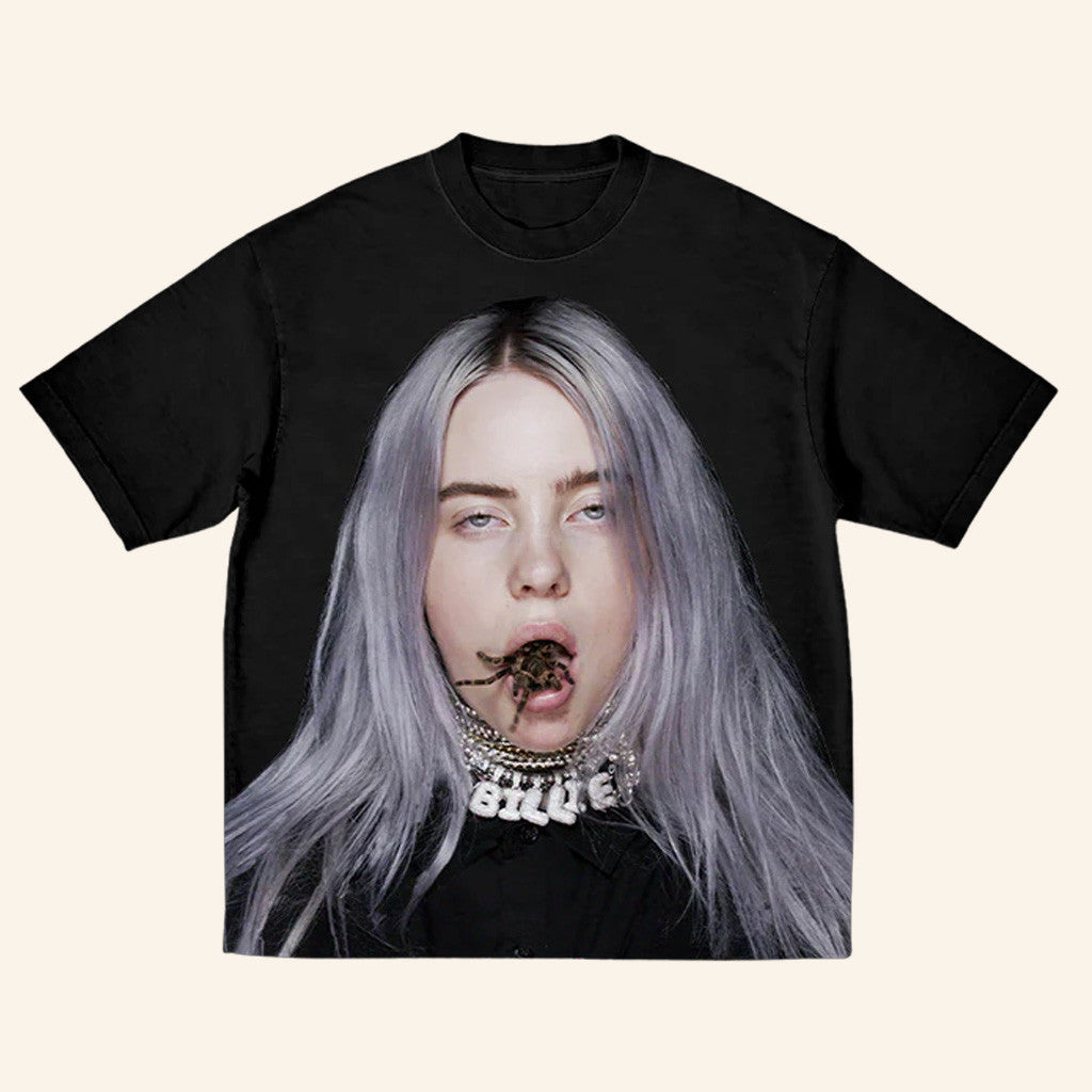 Billie Eilish Merch Billie Eilish Tarantula Mouth T-Shirt Gifts For Her Billie Eilish Merch Billie Eilish Tarantula Mouth T-Shirt Gifts For Her