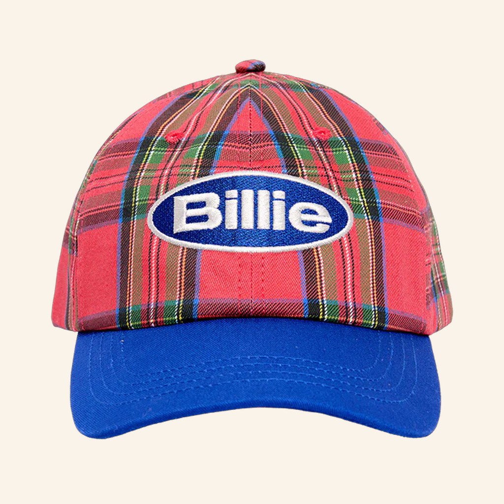 Billie Eilish Merch Billie Tartan Plaid Embroidered Hat Birthday Gifts For Music Lovers