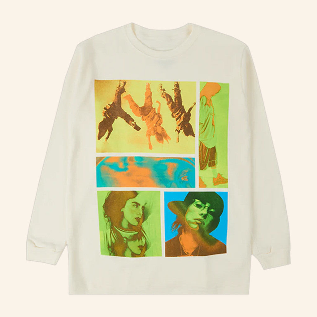 Billie Eilish Merch Birds Of A Feather Collage Thermal Long Sleeve Shirt Gifts For Her
