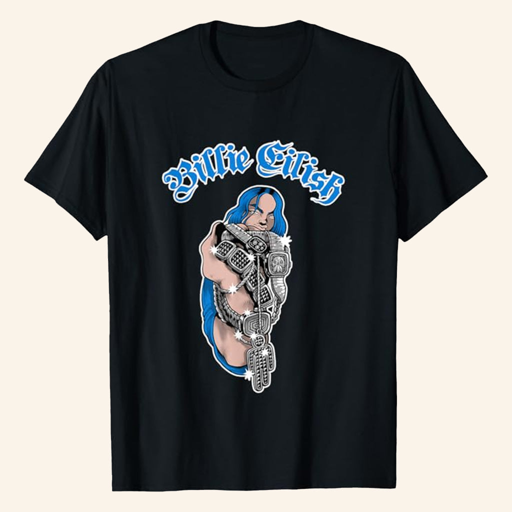 Billie Eilish Merch Bling T-Shirt Best Gifts For Music Lovers Billie Eilish Merch Bling T-Shirt Best Gifts For Music Lovers