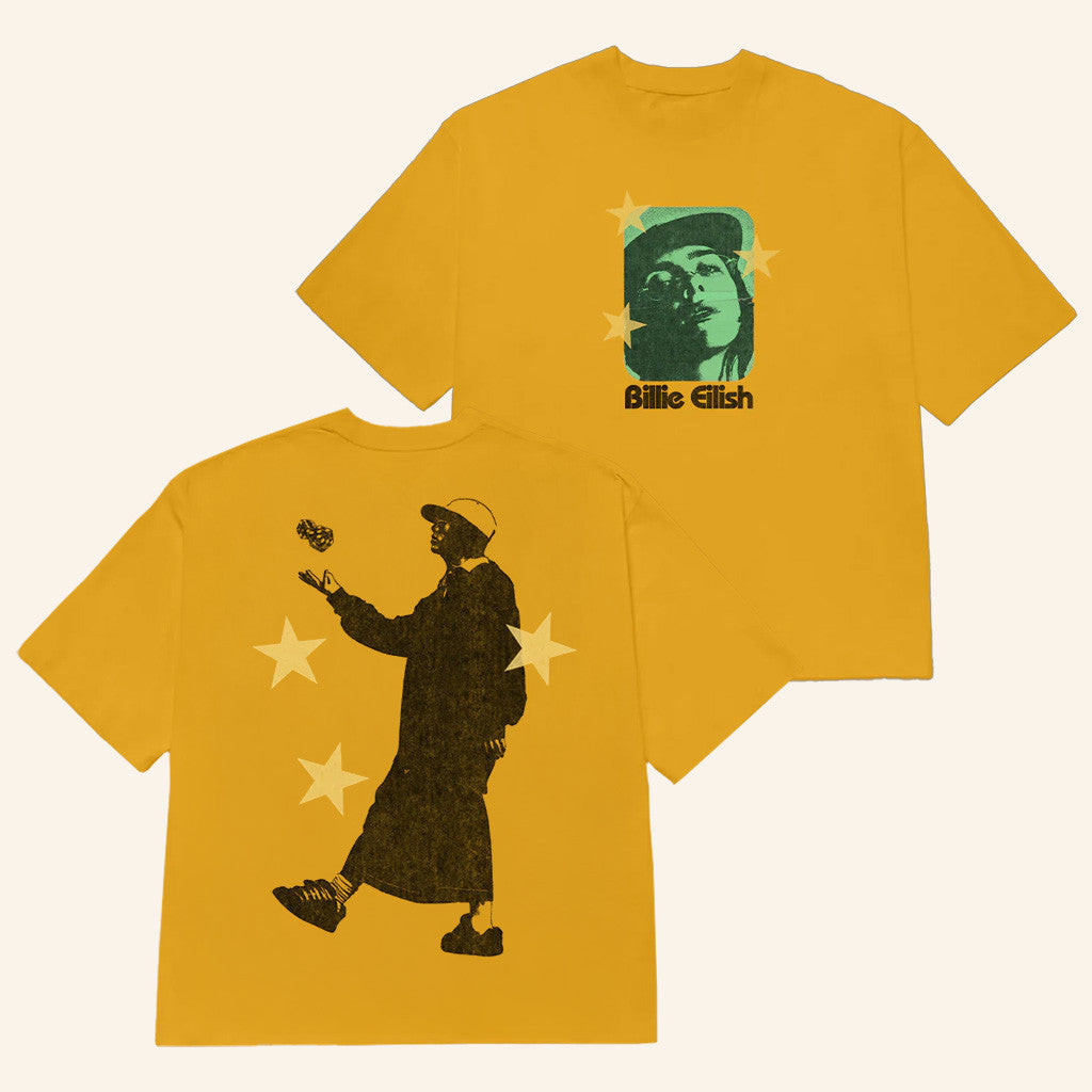 Billie Eilish Merch Dice Gold Shirt Gift Ideas For Fans
