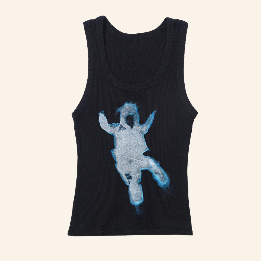 Billie Eilish Merch Falling Ribbed Tank Gifts For Girlfriend Billie Eilish Merch Falling Ribbed Tank Gifts For Girlfriend