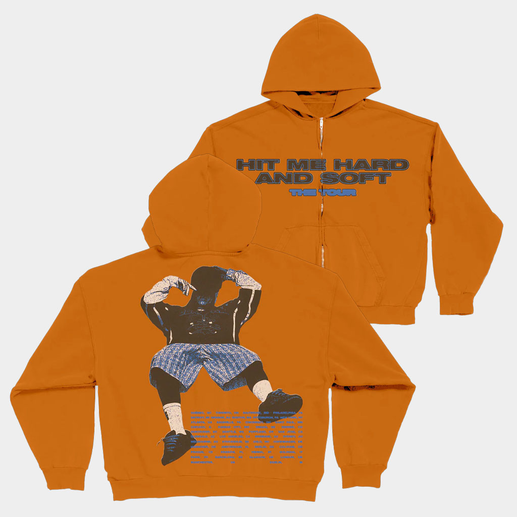 Billie Eilish Merch Hit Me Hard And Soft The Tour Dateback Zip Hoodie Birthday Present For Him-1 Billie Eilish Merch Hit Me Hard And Soft The Tour Dateback Zip Hoodie Birthday Present For Him-1