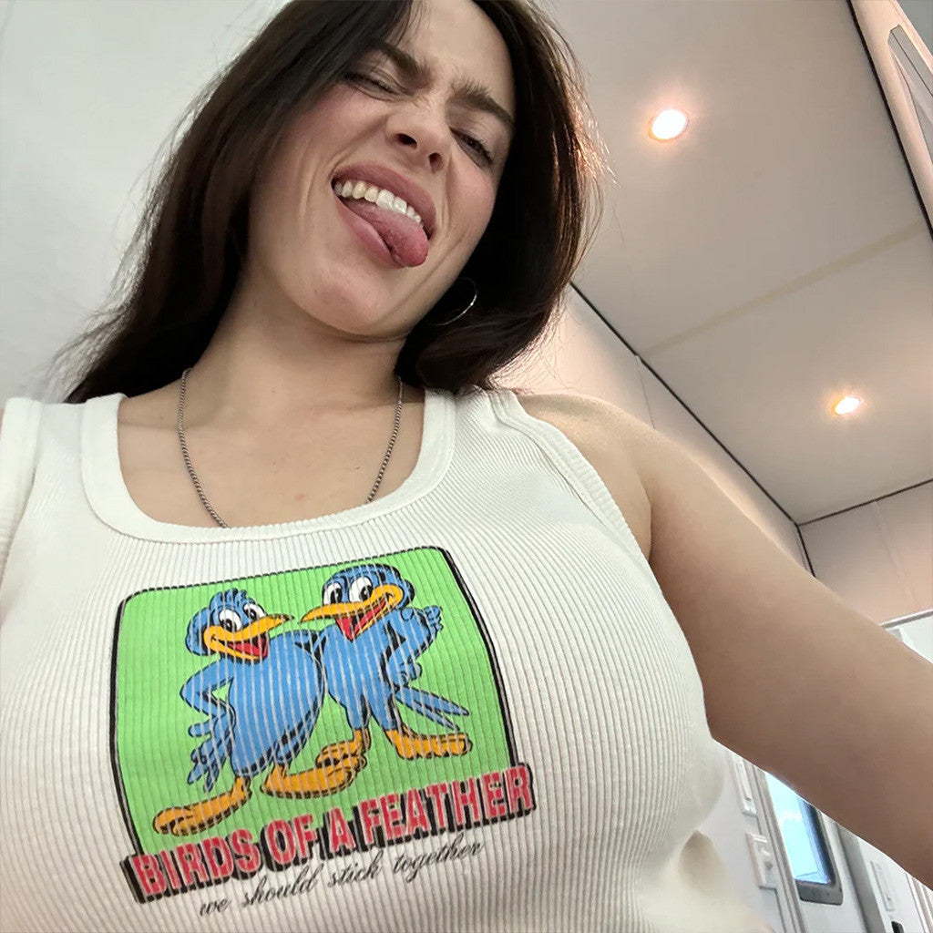 Billie Eilish Merch Hit Me Hard And Soft Tour 2025 Birds Of A Feather White Tank Wife Gifts Billie Eilish Merch Hit Me Hard And Soft Tour 2025 Birds Of A Feather White Tank Wife Gifts