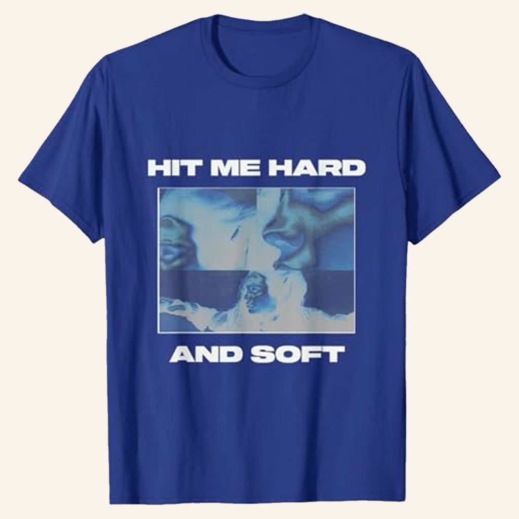 Billie Eilish Merch Hit Me Hard And Soft Tour 2025 Inverted Blue T-Shirt Gifts For Music Lovers Billie Eilish Merch Hit Me Hard And Soft Tour 2025 Inverted Blue T-Shirt Gifts For Music Lovers