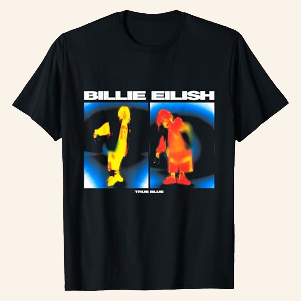 Billie Eilish Merch Hit Me Hard And Soft Tour 2025 Shirt Billie Eilish True Blue T-Shirt Billie Eilish Merch Hit Me Hard And Soft Tour 2025 Shirt Billie Eilish True Blue T-Shirt