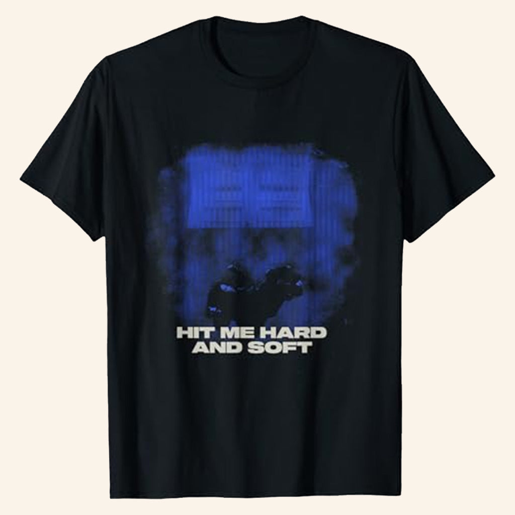 Billie Eilish Merch Hit Me Hard And Soft Tour 2025 Shirt Blue Photo T-Shirt Gifts For Wife Billie Eilish Merch Hit Me Hard And Soft Tour 2025 Shirt Blue Photo T-Shirt Gifts For Wife