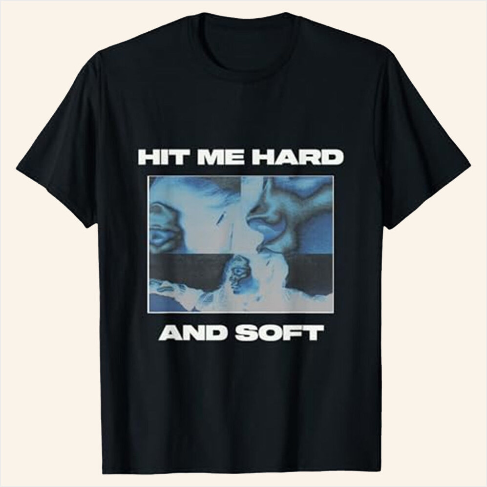 Billie Eilish Merch Hit Me Hard And Soft Tour 2025 Shirt Inverted Black T-Shirt Fans Gifts