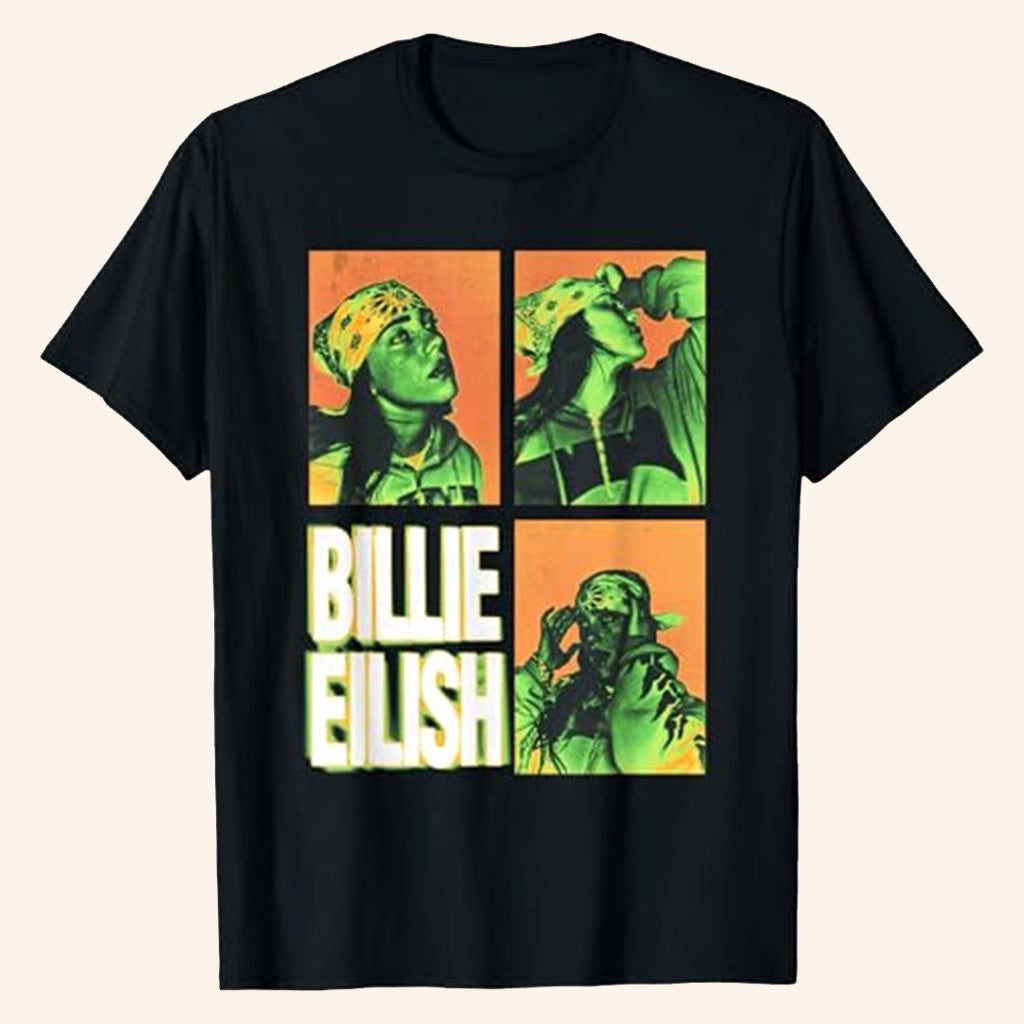 Billie Eilish Merch Hit Me Hard And Soft Tour 2025 Shirt Photo Squares T-Shirt Her Gifts Billie Eilish Merch Hit Me Hard And Soft Tour 2025 Shirt Photo Squares T-Shirt Her Gifts