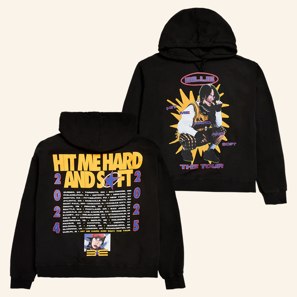 Billie Eilish Merch Hit Me Hard And Soft World Tour Hoodie Gifts For Husband Billie Eilish Merch Hit Me Hard And Soft World Tour Hoodie Gifts For Husband