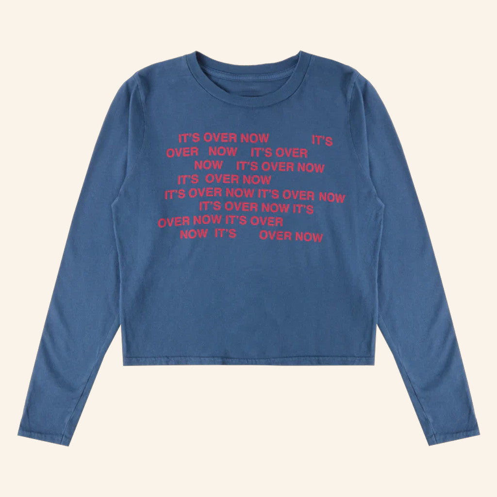 Billie Eilish Merch It's Over Now Long Sleeve T-Shirt Gifts For Friends Billie Eilish Merch It's Over Now Long Sleeve T-Shirt Gifts For Friends