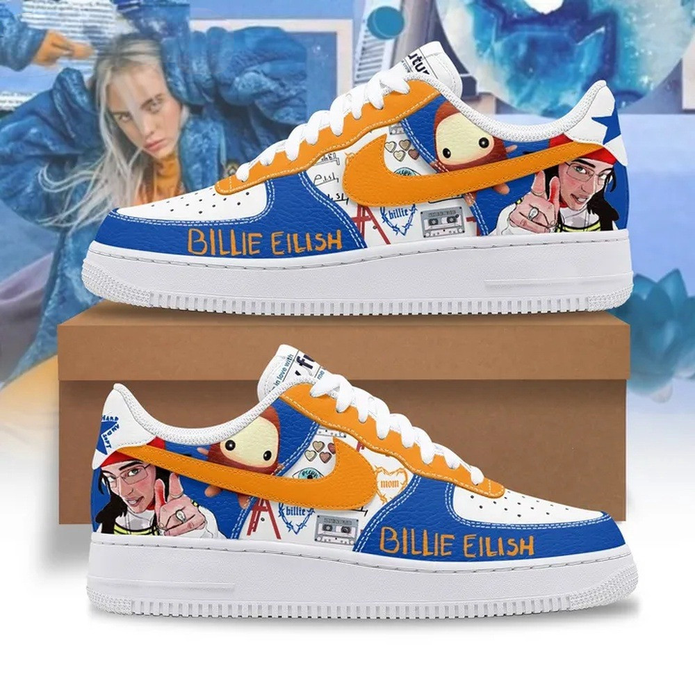 Billie Eilish Music Air Force 1 Shoes Sneaker Music Related Gifts For Guys