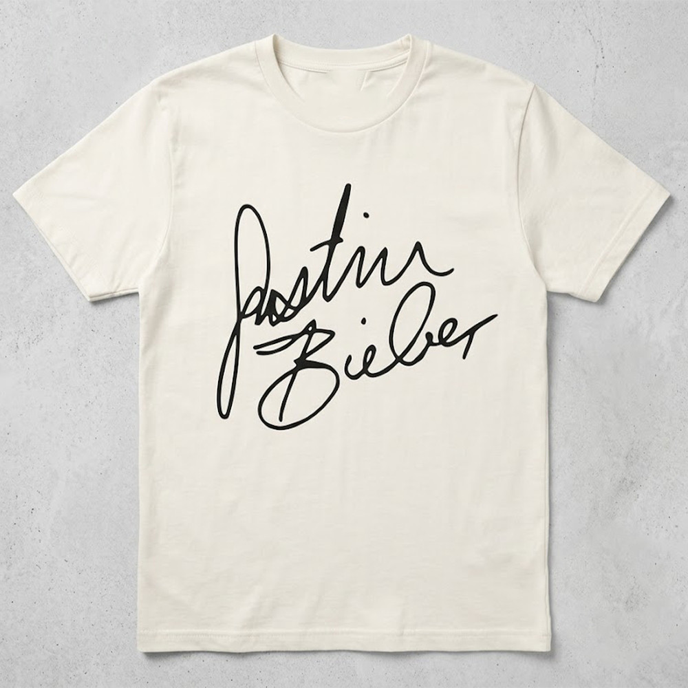Billie Eilish Wearing Justin Bieber T-Shirt Bieberchella 2026 Merch Best Gift For Girlfriend