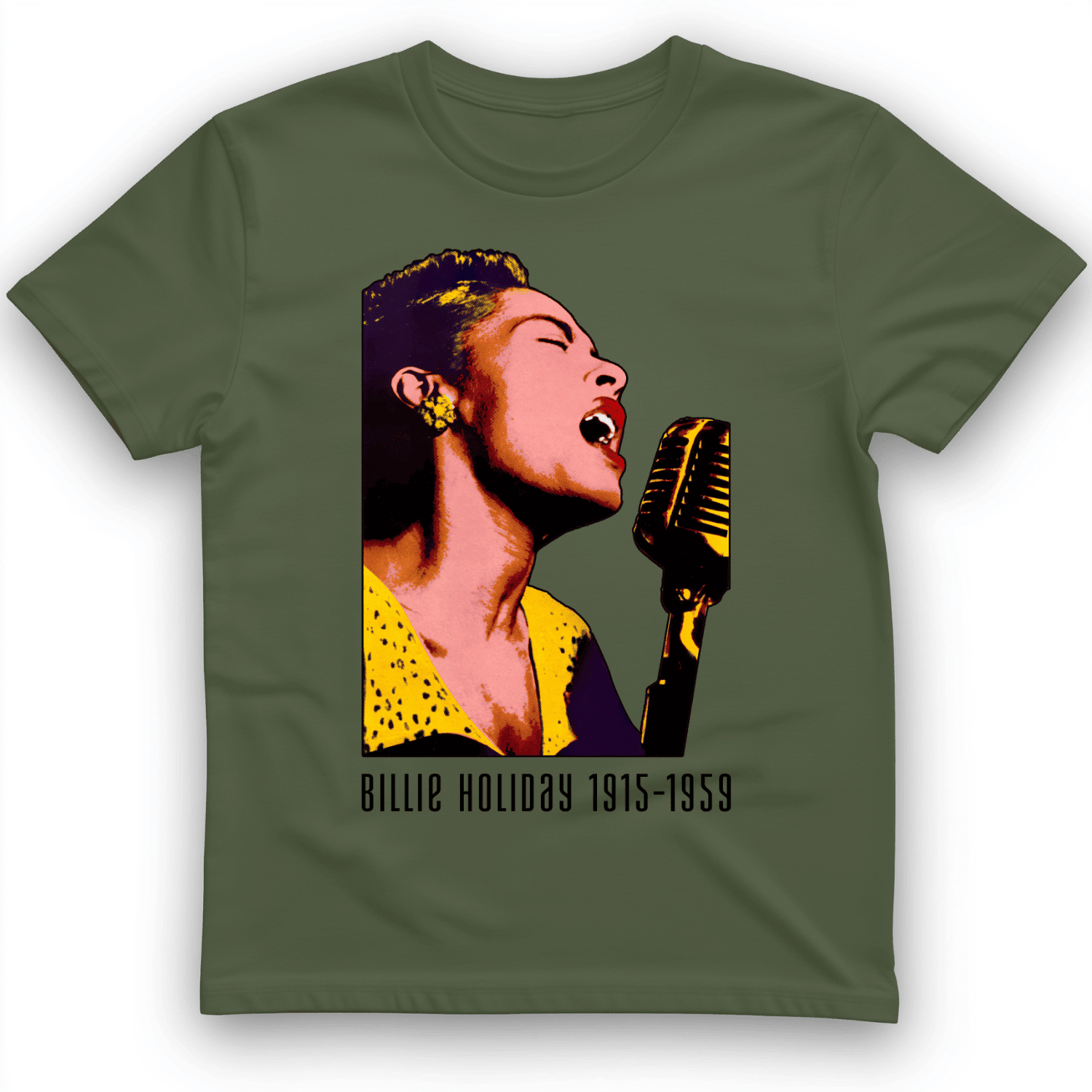 Billie Holiday 1915 1959 T-Shirt Music Art Graphic Shirt Gifts For Billie Fans