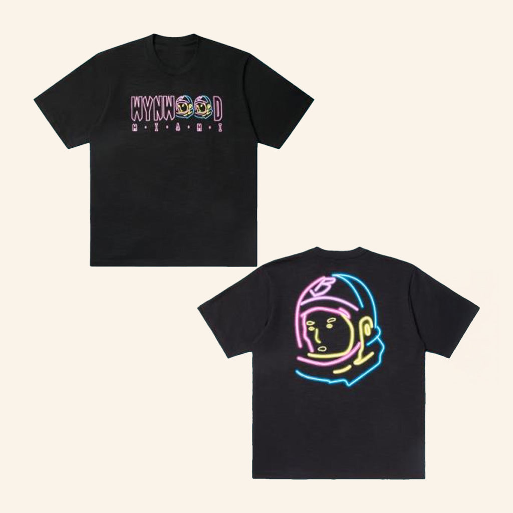 Billionaire Boys Club Merch Wynwood Neon Logo Slub T-Shirt Gifts For Fans Billionaire Boys Club Merch Wynwood Neon Logo Slub T-Shirt Gifts For Fans