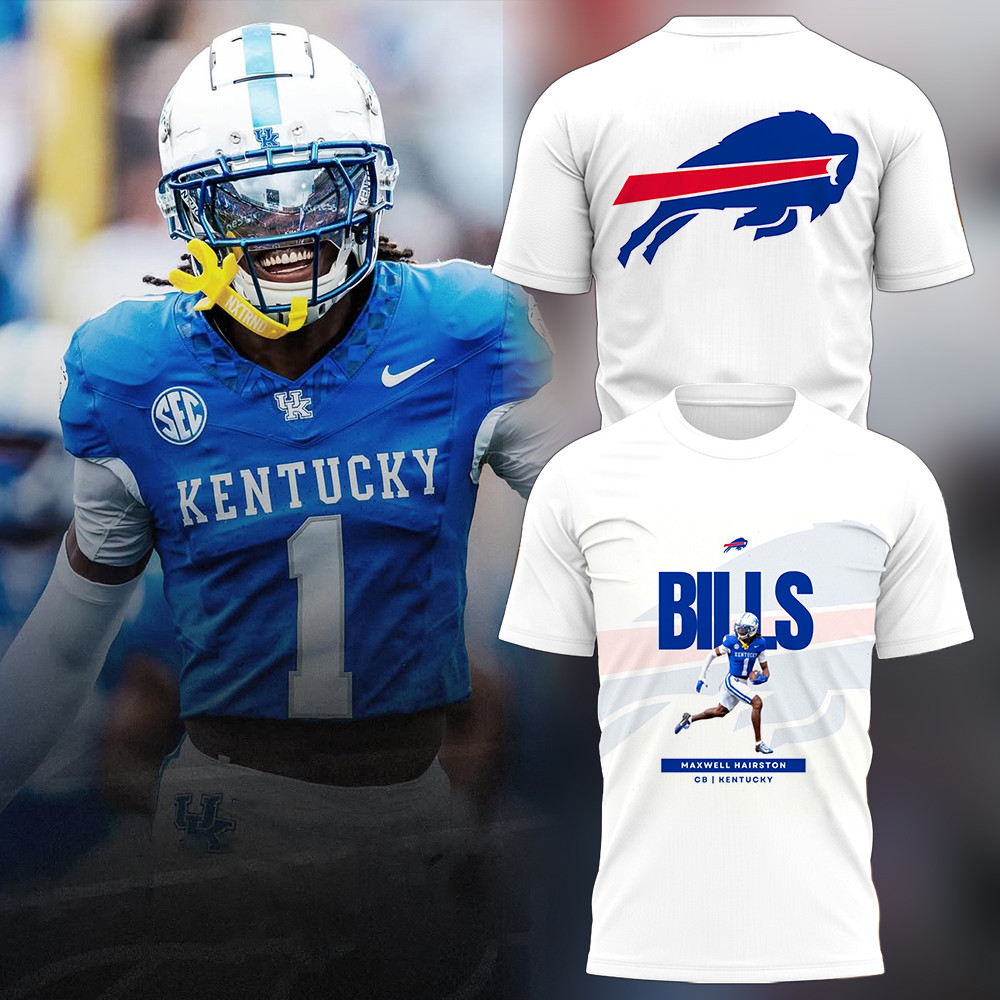 Bills Maxwell Hairston 2025 NFL Shirt Football Fan Gift Ideas