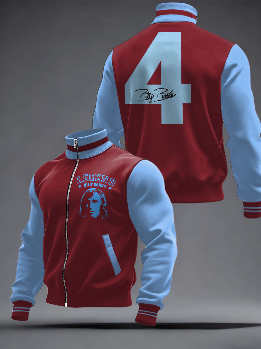 Billy Bonds Merch Jacket Legend Billy Bonds Football Apparel Gifts For Enthusiasts