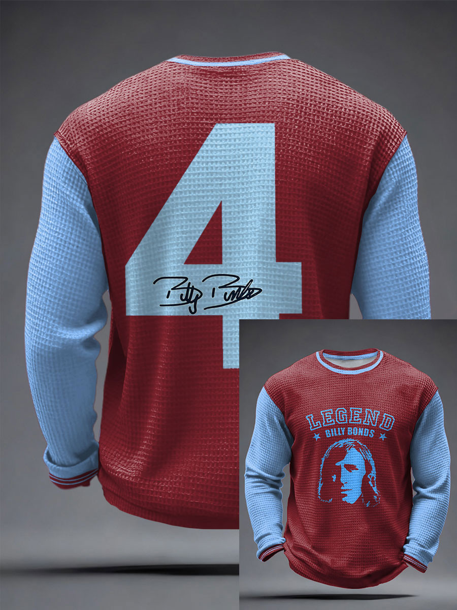 Billy Bonds Merch Sweatshirt Billy Bonds Number 4 Football Clothing West Ham United Lover Gifts